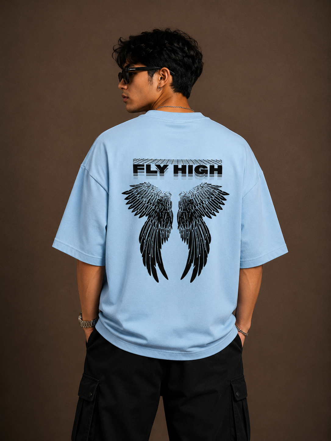 Luxifur – Fly High Premium Oversized T-Shirt