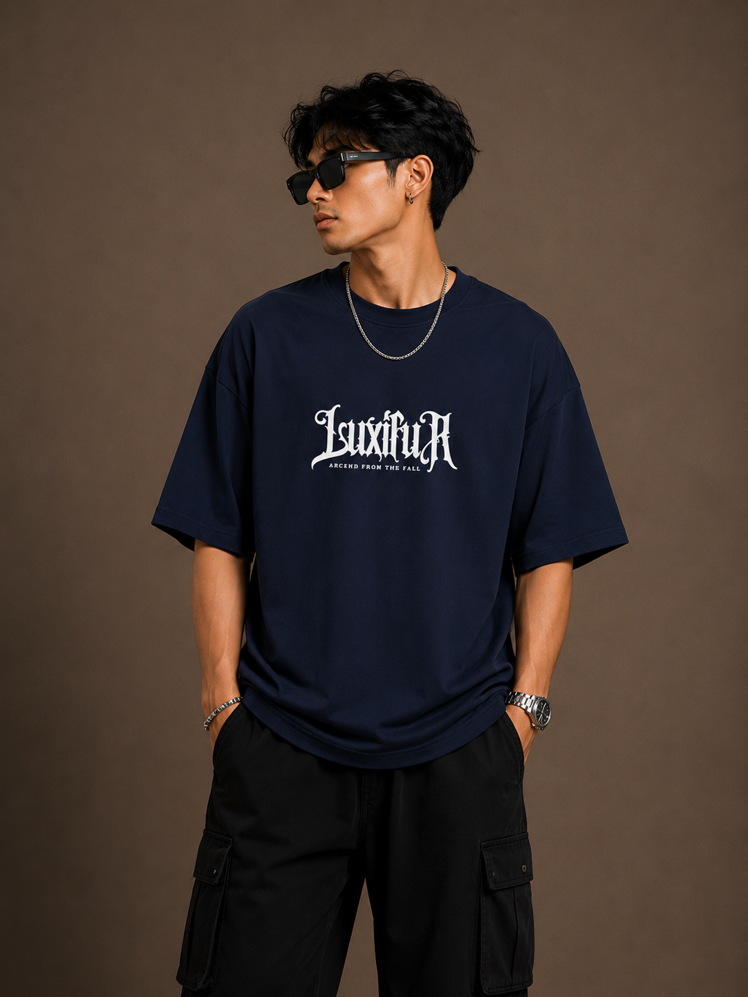 Luxifur – Always Falling for the Villains Premium Oversized T-Shirt