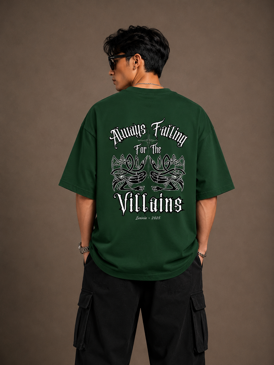 Luxifur – Always Falling for the Villains Premium Oversized T-Shirt