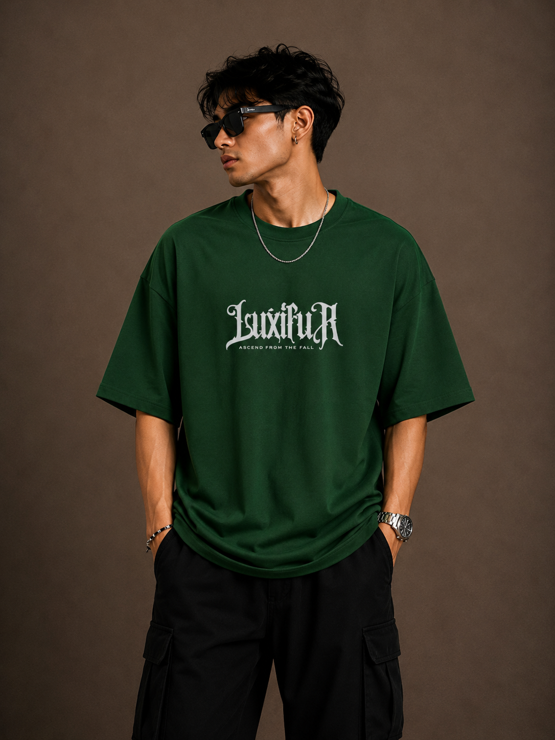 Luxifur – Always Falling for the Villains Premium Oversized T-Shirt