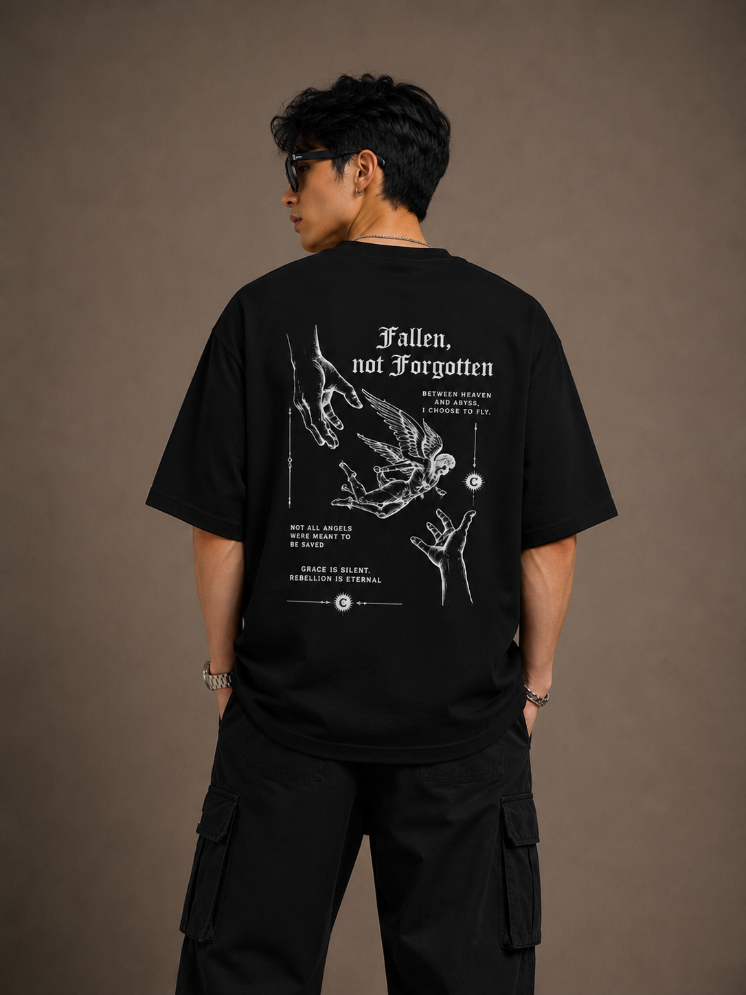 Luxifur – Fallen, Not Forgotten Premium Oversized T-Shirt